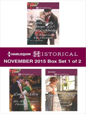 cover image of Harlequin Historical November 2015, Box Set 1 of 2